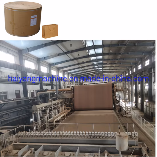 Papel acanalado de segunda mano utilizado para la máquina de fabricación de papel Kraft con platos de papel