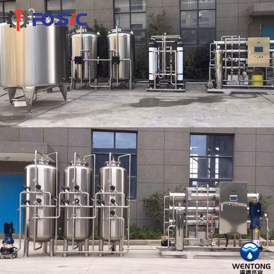 Equipo de fabricación diario de agua pura química y cosmética de 15m3/H